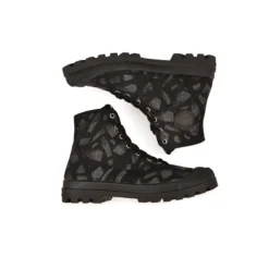 Pataugas AUTHENTIQUE M/GR F2H NOIR -Pataugas Soldes Boutique 628181 850 BOOTS FEMME OG M GR F2H NOIR 6