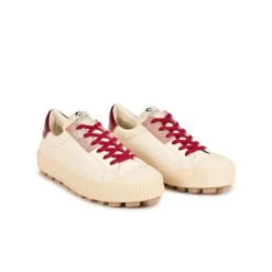 Pataugas ARAN/MIX F4H OFFWHITE/BORDEAUX -Pataugas Soldes Boutique ARANMIXF2HOFFWHITEBORDEAUX6282069784