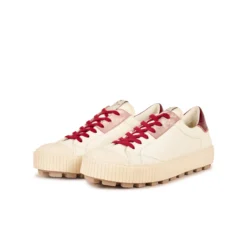 Pataugas ARAN/MIX F4H OFFWHITE/BORDEAUX -Pataugas Soldes Boutique ARANMIXF2HOFFWHITEBORDEAUX6282069785