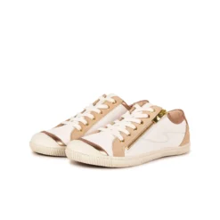 Pataugas BAHIA/SME F2H BLANC/BEIGE -Pataugas Soldes Boutique BASKET FEMME BAHIA SME F2H BLANC BEIGE 628048 912 5