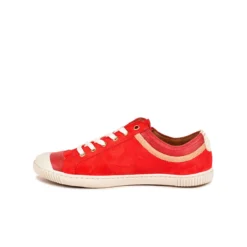 Nouvelles versions -Pataugas Soldes Boutique BASKET FEMME BISK MIX F2I ROUGE 628362 350 3