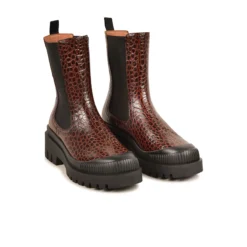 Pataugas AINOA CH/GR F4I CARAMEL -Pataugas Soldes Boutique BOOTS FEMME AINOA CH GR F4I CARAMEL 628454 753 4