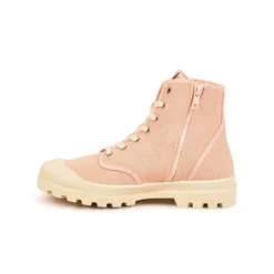 Nouvelles versions -Pataugas Soldes Boutique BOOTS FEMME OG MID ZIP ROSE PALE 628347 300 3