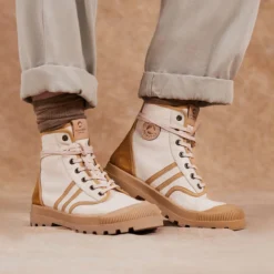 Pataugas AUTHENTIQUE M/MIXTC F4H SABLE -Pataugas Soldes Boutique F AUTHENTIQUE MIXTC SABLE